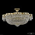 Хрустальная потолочная люстра Bohemia IVELE Crystal 19301/75JB G