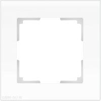 Рамка на 1 пост (белый матовый) Werkel WL01-Frame-01