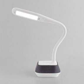 Светодиодная настольная лампа с динамиком Elektrostandard Voice 80417/1 белый 12W