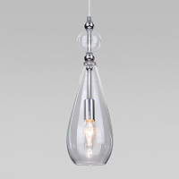 Подвесной светильник со стеклянным плафоном Eurosvet Ilario 50202/1 прозрачный