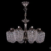 Литая подвесная люстра с хрусталем Bohemia IVELE Crystal 1772/8/150/NB