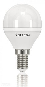 Лампа светодиодная VOLTEGA шар 5,7W Е14 4000К