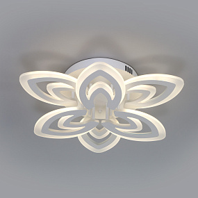 Потолочный светодиодный светильник с пультом управления Eurosvet Floritta 90227/6 белый