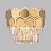 Настенный светильник с хрусталем Eurosvet Ariana 10113/2 золото/прозрачный хрусталь Strotskis