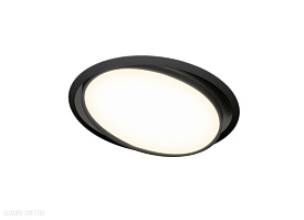 Встраиваемая поворотная светодиодная панель Donolux Moon DL18813/15W Black R