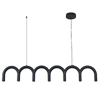 Подвесная светодиодная люстра Arte Lamp WARHOL A3258SP-45BK