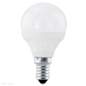 Лампа светодиодная P45, 4W (Е14), 3000K, 320lm EGLO LM_LED_E14 11419
