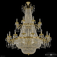 Большая хрустальная люстра Bohemia IVELE Crystal 2210H201/16+8/132IV/2D/Y1 G