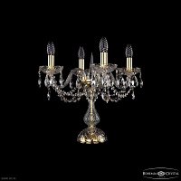 Настольная лампа с хрусталем Bohemia IVELE Crystal 1402L/4/141-39 G