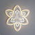 Потолочный светодиодный светильник с пультом управления Eurosvet Floritta 90227/6 белый