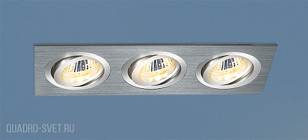 Алюминиевый точечный светильник Elektrostandard 1011/3 MR16 CH хром