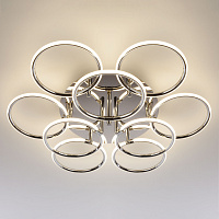 Светодиодная потолочная люстра Eurosvet Impulse 90069/9 хром