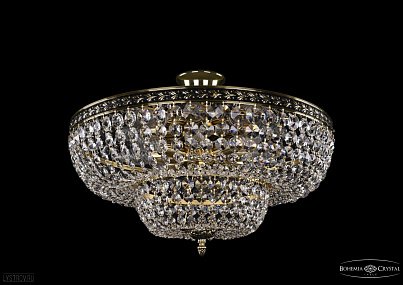 Хрустальная потолочная люстра Bohemia IVELE Crystal 1910/50Z/GB