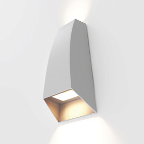 Уличный настенный светодиодный светильник Elektrostandard 1016 TECHNO светло-серый