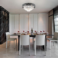 Потолочная хрустальная люстра Arte Milano 375009/6+3/20/590 CR