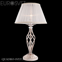 Настольная лампа EUROSVET 01002, 01003 01002/1 белый с золотом