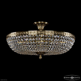 Хрустальная потолочная люстра Bohemia IVELE Crystal 19111/55IV GB C1