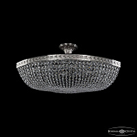 Хрустальная потолочная люстра Bohemia IVELE Crystal 19113/80IV Ni