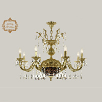 Хрустальная подвесная люстра Bohemia Art Classic 31.29.8.CK250SP.250GL.G.Sp.Amber.Blue.1D