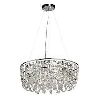 Подвесная люстра с хрусталем De City Линген 602010507