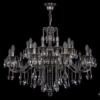 Литая подвесная люстра с хрусталем Bohemia IVELE Crystal 1703/20/360/B/NB