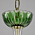 Большая хрустальная люстра Bohemia IVELE Crystal 1309/16+8+4/300/3d G Cl/Clear-Green/H-1J