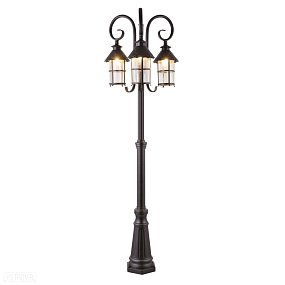 Напольный уличный светильник Arte Lamp PRAGUE A1467PA-3RI