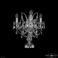 Хрустальная настольная лампа Bohemia IVELE Crystal 1411L/3/141-39 Ni