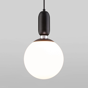 Подвесной светильник со стеклянным плафоном Eurosvet Bubble 50197/1 черный