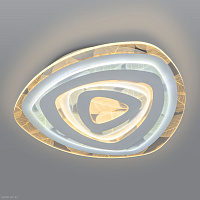 Потолочный светодиодный светильник с пультом управления Eurosvet Floris 90221/1 белый