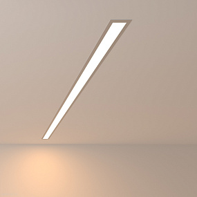 Линейный светодиодный встраиваемый светильник 128см 25Вт 3000К матовое серебро Elektrostandard 101-3