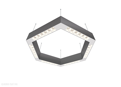 Подвесной светодиодный светильник 0,5м 36Вт 34° Donolux Eye-hex DL18515S111А36.34.500WW