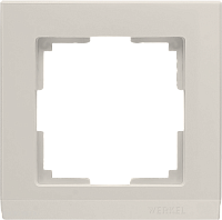 Рамка на 1 пост (слоновая кость) Werkel WL04-Frame-01-ivory