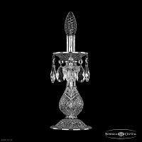 Хрустальная настольная лампа Bohemia IVELE Crystal 16000L/1-26 Ni
