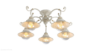 Люстра потолочная Arte Lamp GRAZIOSO A4577PL-5WG