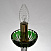 Хрустальная подвесная люстра Bohemia IVELE Crystal 1309/8/240 G Cl/Clear-Green/H-1J