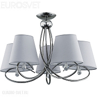Люстра потолочная ALFA Siena 20435 Siena 5 (колпак 83078 - 5 шт.)