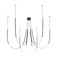 Большая светодиодная люстра Arte Lamp KLIMT A2850SP-42BK