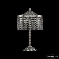 Хрустальная настольная лампа Bohemia IVELE Crystal 19201L6/25IV Ni R