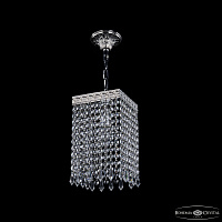 Хрустальный подвесной светильник Bohemia IVELE Crystal 19202/15IV Ni Drops