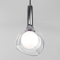 Подвесной светильник со стеклянным плафоном Eurosvet Fantasy 50188/1 хром