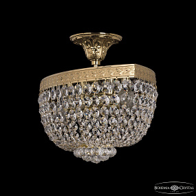 Хрустальная потолочная люстра Bohemia IVELE Crystal 19283/55IV G