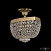 Хрустальная потолочная люстра Bohemia IVELE Crystal 19283/55IV G