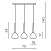 Подвесной светильник Azzardo Aga 3 AZ1064