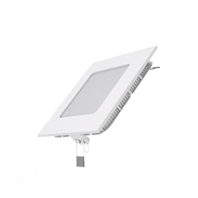 Светодиодный встраиваемый светильник Gauss ультратонкий квадратный IP20 6W 2700K