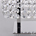 Хрустальная светодиодная настольная лампа APL LED Rimini S500.L1.25.A.4000