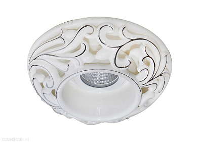 Встраиваемый светильник Donolux N1630-White+silver
