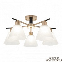 Потолочная люстра Arte Milano 322119/5 FG+BK