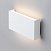 Уличный настенный светодиодный светильник Elektrostandard 1705 TECHNO LED GOLF белый