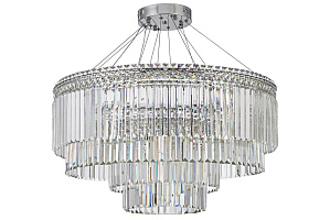Подвесная хрустальная светодиодная люстра Arti Lampadari Ovindoli L 1.5.80+40.101 N
